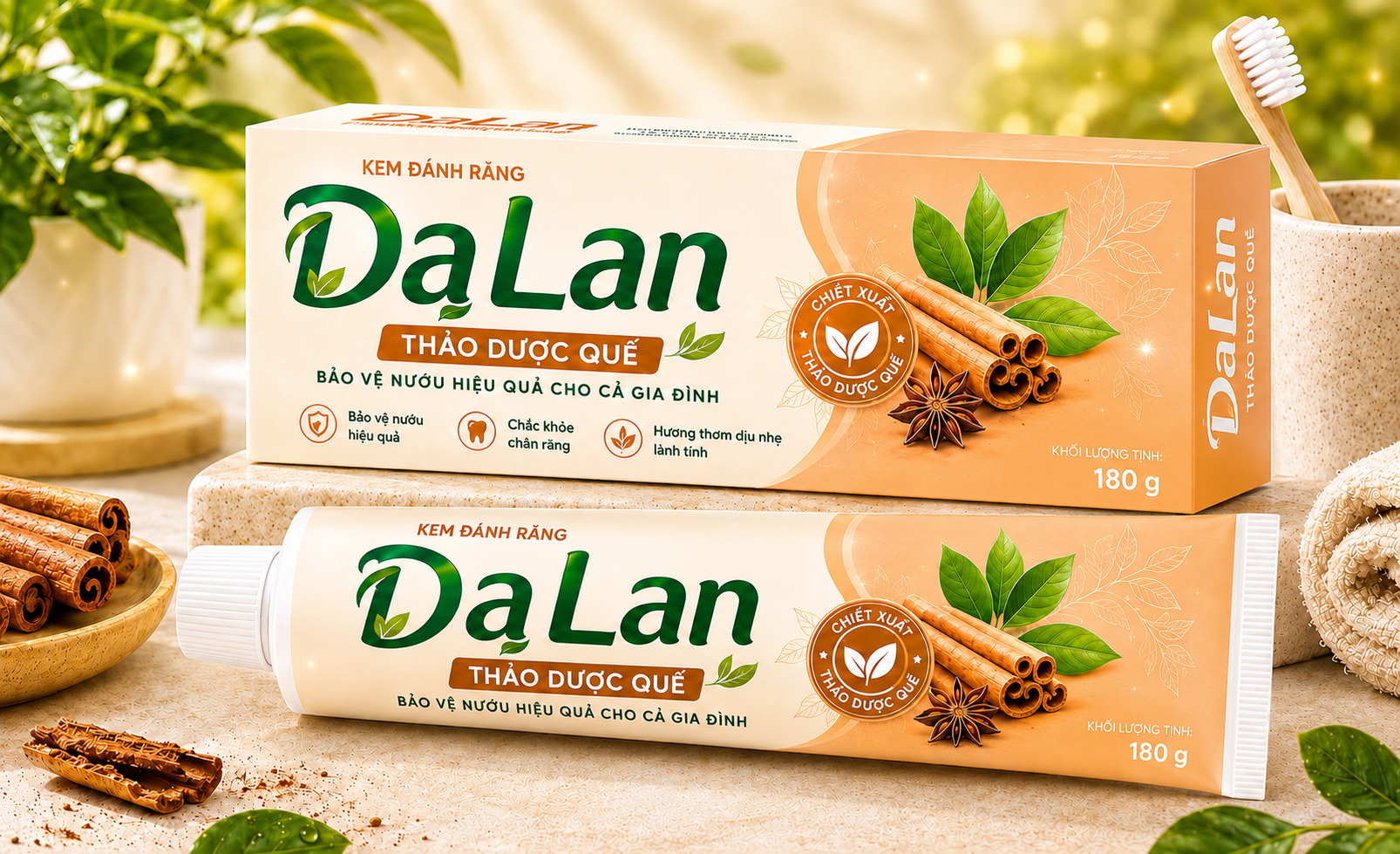 Kem Đánh Răng Dạ Lan Thảo Dược Quế